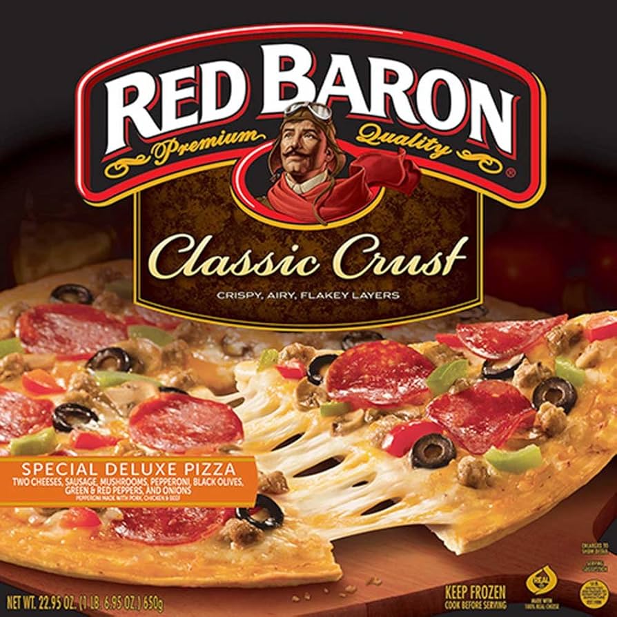 ●DON BARON レアミドル Amazon.com : Red Baron Special Deluxe Classic Crust Pizza, 22.95